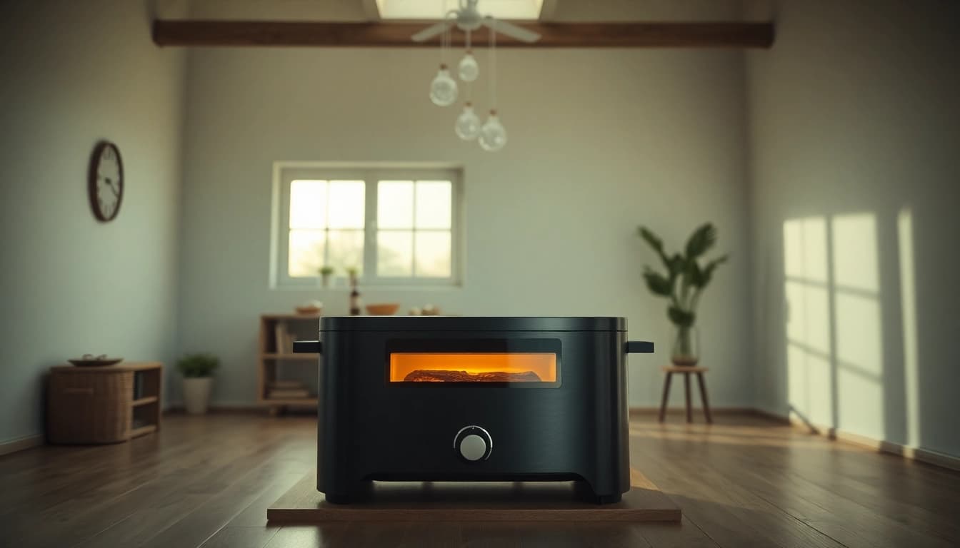 Akku Staubsauger zeigt starke Saugleistung und modernes Design in einem stilvollen Wohnbereich.