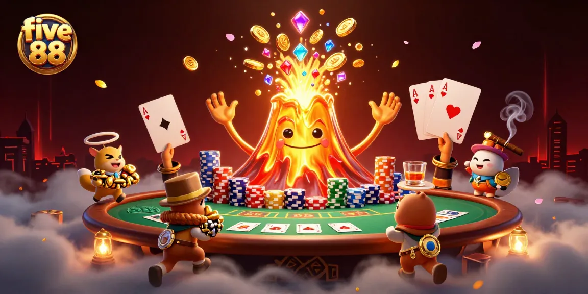 Experience five 88's thrilling live dealer games with a dynamic casino atmosphere.
