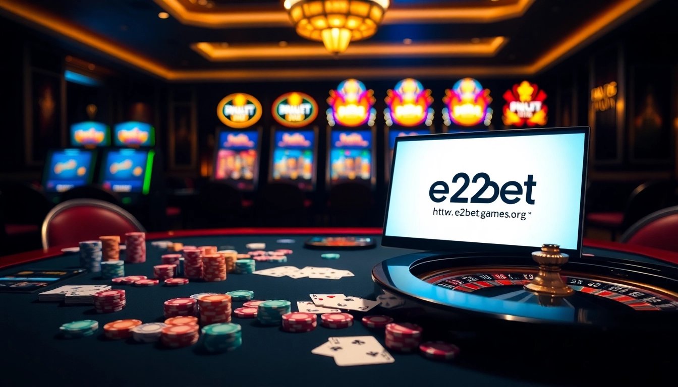 Experience thrilling gameplay at https://e2bet-games.org with vibrant casino tables and exciting betting options.