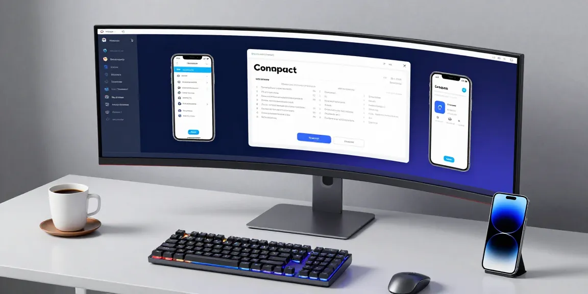 Handyvertrag Vergleich: Innovative mobile contract comparison tools and applications in a modern tech setup.
