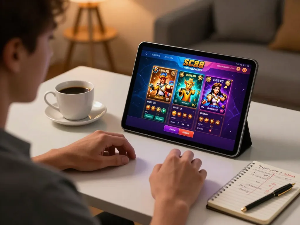 Engaging in đăng ký SC88 while enjoying online casino gaming at home