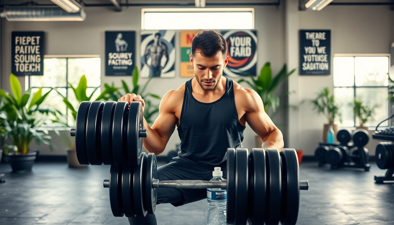 HGH kaufen für optimale Fitness in einem modernen Fitnessstudio mit Trainingsgeräten.