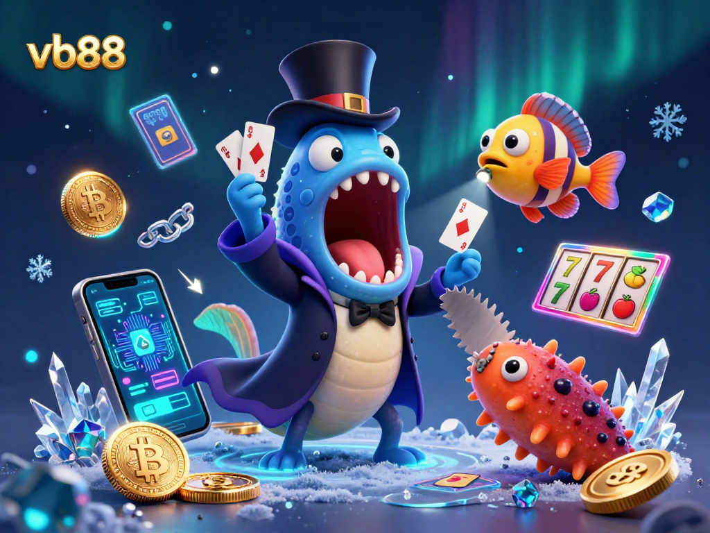 Engage in thrilling gameplay with vb88, showcasing a vibrant casino scene filled with magical elements.