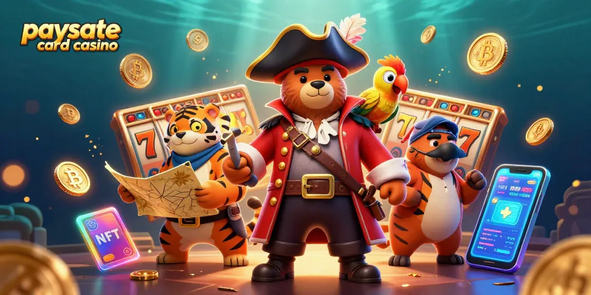 Erleben Sie die Aufregung des Paysafe Card Casinos mit lebendigen 3D-Piratencharakteren und Jackpot-Elementen.