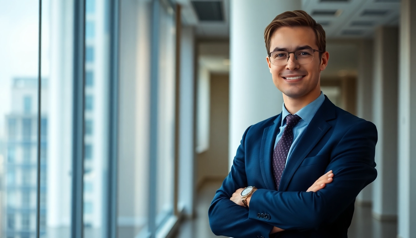 Fesselndes Business Portrait München einer professionellen Person mit einem einladenden Lächeln.