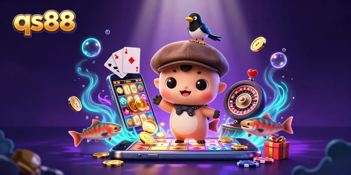 Get ready to win big with qs88, as playful Nessie and friends bring casino excitement to life!
