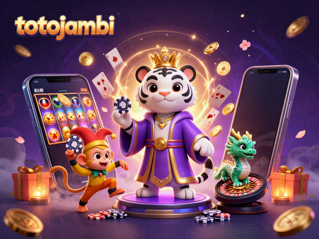 Experience the thrill of totojambi with vibrant 3D characters and dynamic casino elements.