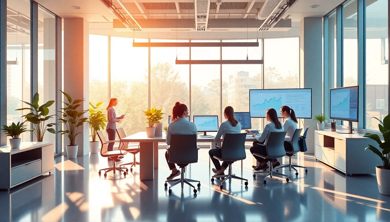 Discover innovative strategies at a werbeagentur pflege's vibrant office.