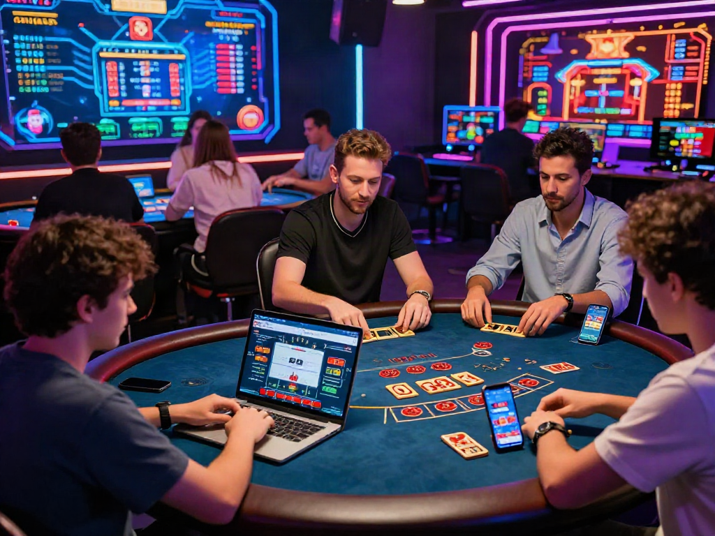Engaged players using https://xo88.games/ for exciting casino games.