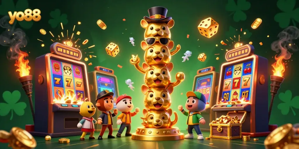 Spin the reels at yo88 with lively slot machines and vibrant casino elements bursting with winning potential.
