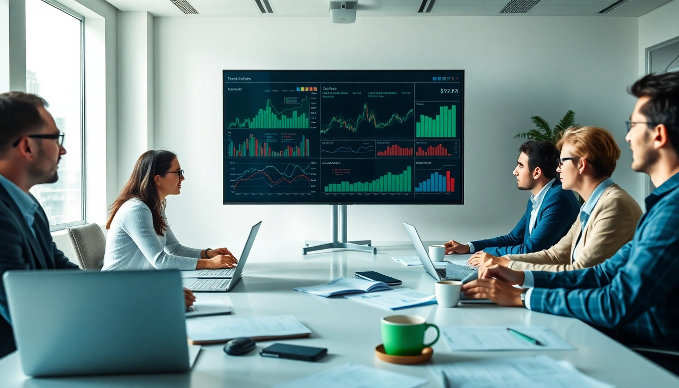 Wirtschaft Regional - Analyse von Wirtschaftsdaten in einem modernen Büro mit Fachleuten.