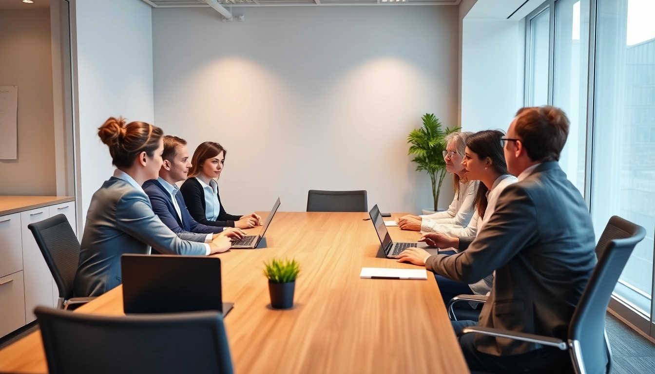 Marketing Pflegedienst Strategien in einem modernen Büroumfeld besprechen