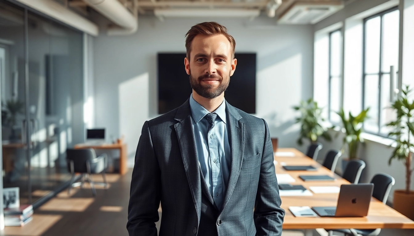 Professioneller Headhunter Hagen in modernem Büro, der Menschen verbindet.