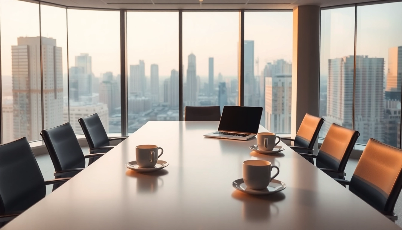 Visualisieren Sie die effiziente Arbeit eines Headhunter Gastronomie im modernen Büro, wo Führungspositionen besetzt werden.