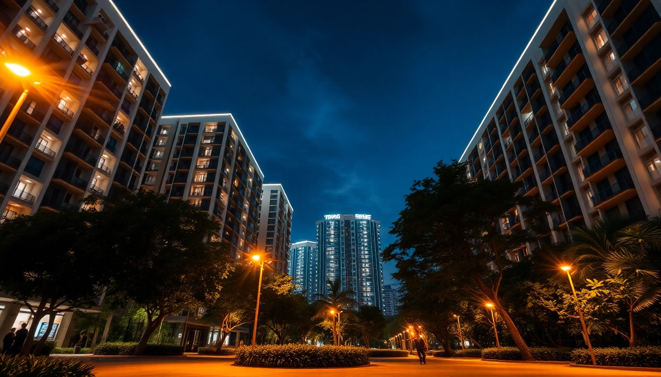 Tampines EC showcasing a modern residential area with lush greenery, enhancing community living.