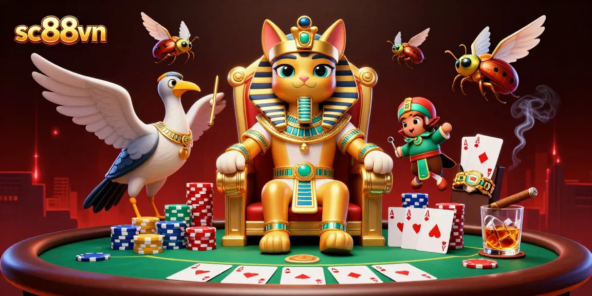 Experience the excitement of sc88vn with high-stakes poker and vibrant casino elements